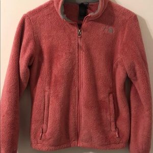 Girls large Osito NorthFace Jacket in Pink